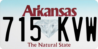 AR license plate 715KVW