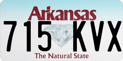 AR license plate 715KVX