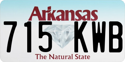 AR license plate 715KWB