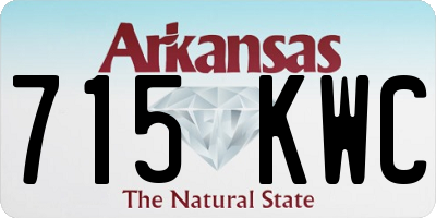 AR license plate 715KWC