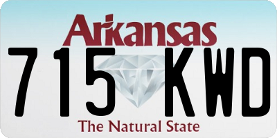 AR license plate 715KWD