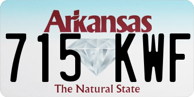 AR license plate 715KWF