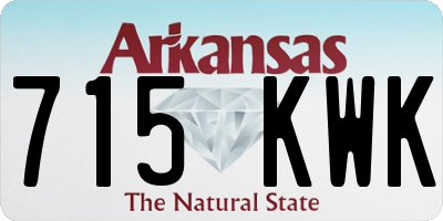 AR license plate 715KWK