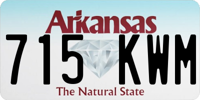 AR license plate 715KWM