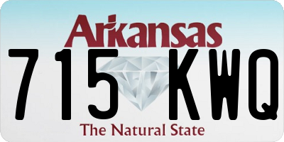AR license plate 715KWQ