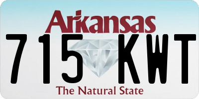 AR license plate 715KWT