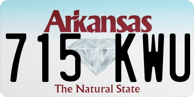AR license plate 715KWU