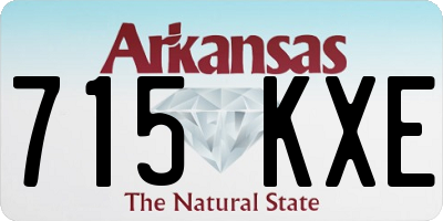 AR license plate 715KXE