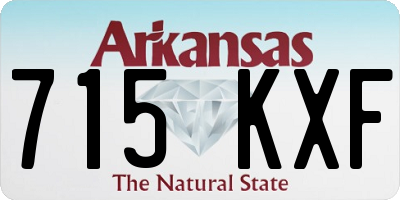 AR license plate 715KXF