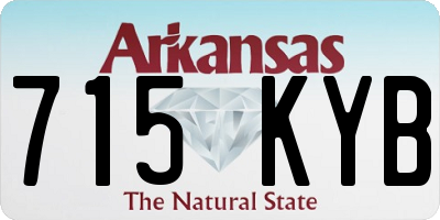 AR license plate 715KYB
