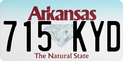 AR license plate 715KYD