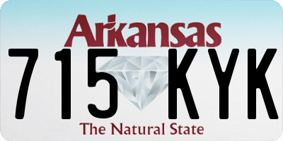 AR license plate 715KYK