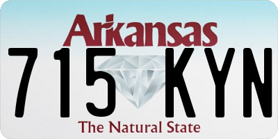 AR license plate 715KYN