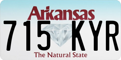AR license plate 715KYR