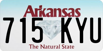 AR license plate 715KYU