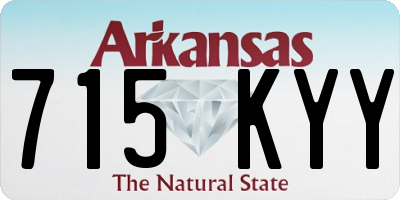 AR license plate 715KYY