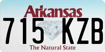 AR license plate 715KZB