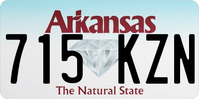 AR license plate 715KZN
