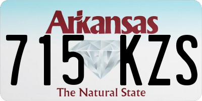 AR license plate 715KZS