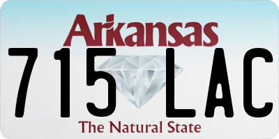 AR license plate 715LAC