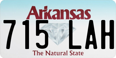 AR license plate 715LAH