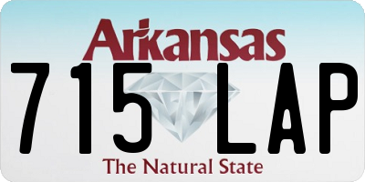 AR license plate 715LAP