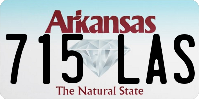 AR license plate 715LAS