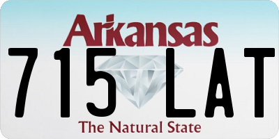 AR license plate 715LAT