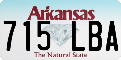AR license plate 715LBA