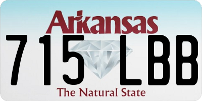 AR license plate 715LBB