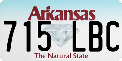 AR license plate 715LBC