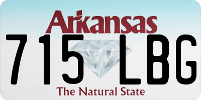 AR license plate 715LBG