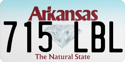 AR license plate 715LBL