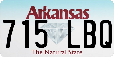 AR license plate 715LBQ