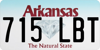 AR license plate 715LBT