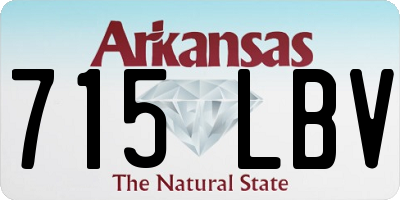 AR license plate 715LBV