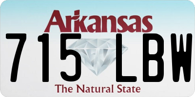 AR license plate 715LBW