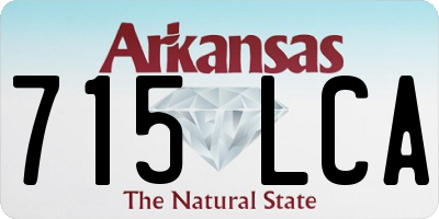 AR license plate 715LCA