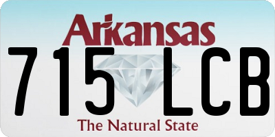 AR license plate 715LCB