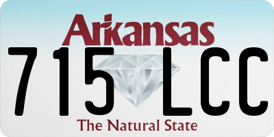 AR license plate 715LCC