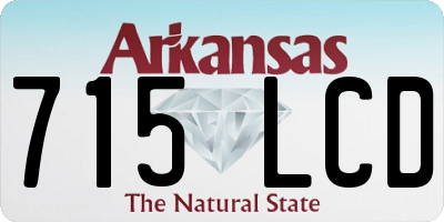 AR license plate 715LCD