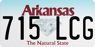 AR license plate 715LCG