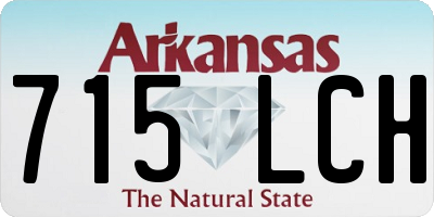 AR license plate 715LCH