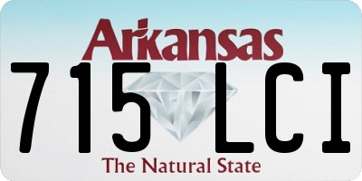 AR license plate 715LCI