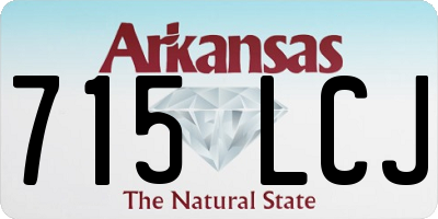 AR license plate 715LCJ