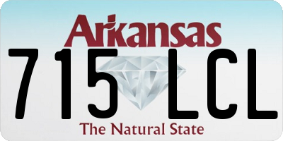 AR license plate 715LCL