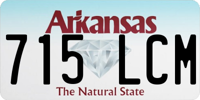 AR license plate 715LCM