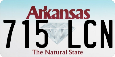 AR license plate 715LCN