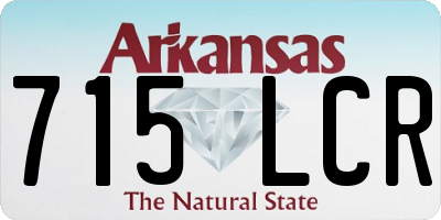 AR license plate 715LCR