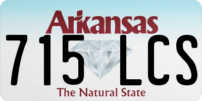 AR license plate 715LCS